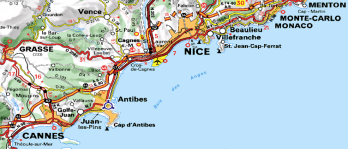 Activity from Menton to Thoule-sur-mer